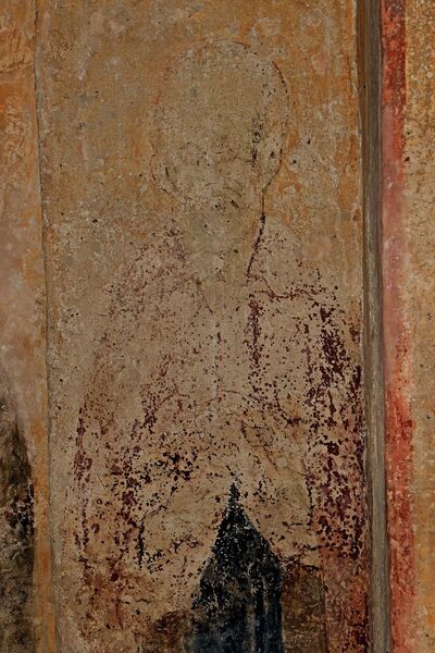 An unidentified holy monk, detail