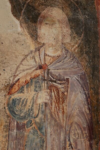 St. Auxentius, detail