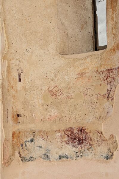 Altar table and the unidentified bishop