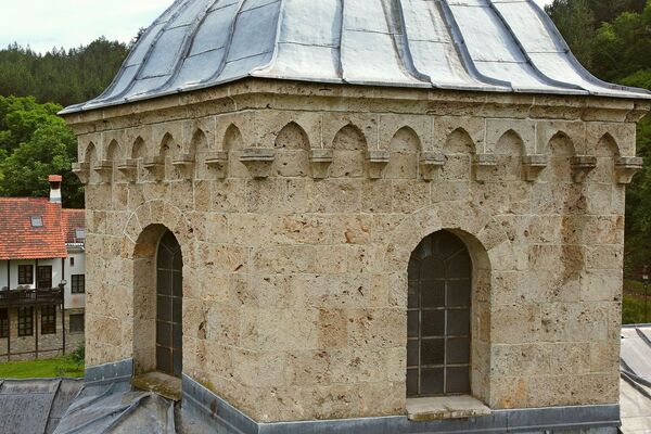 Northeast side of the dome