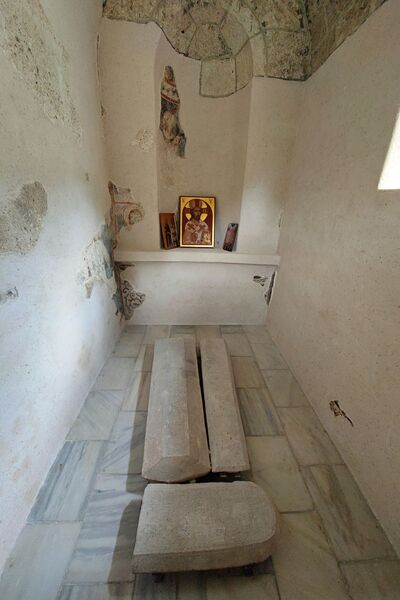 Interior of the southern chapel