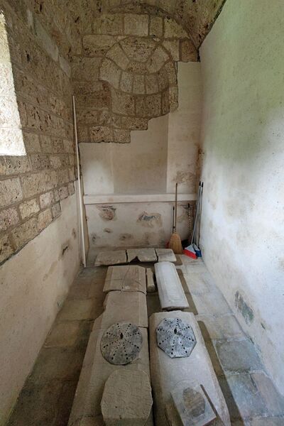 Interior of the northern chapel