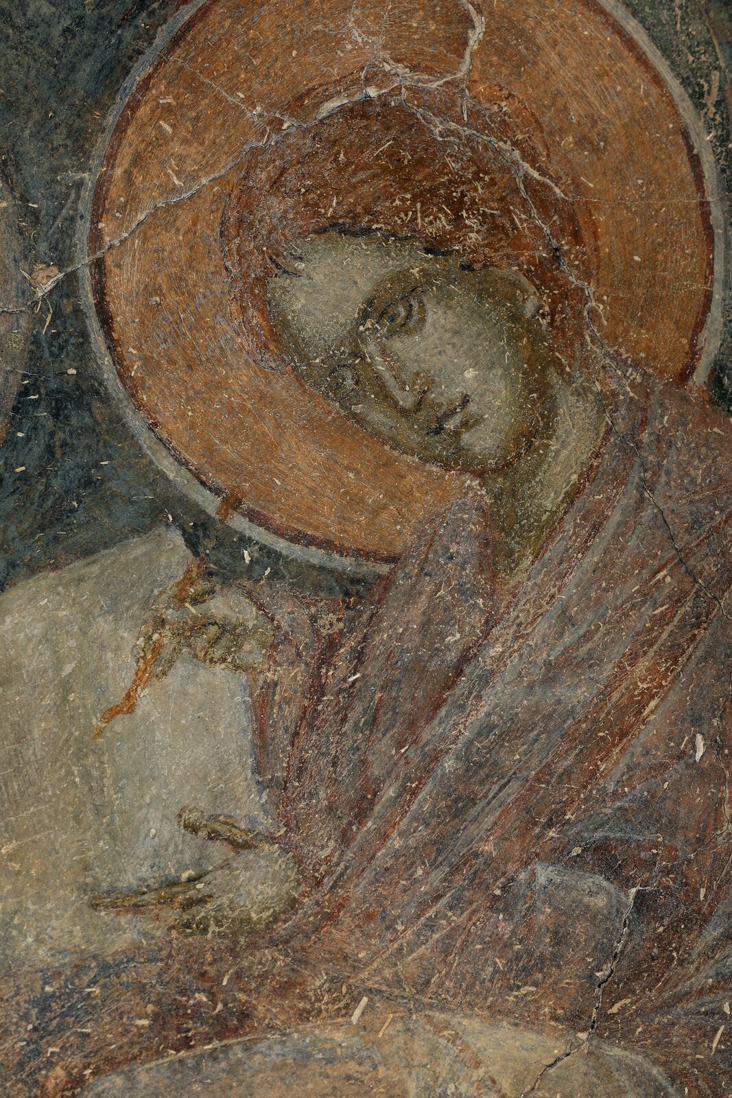 John the Evangelist with Prochorus, detail