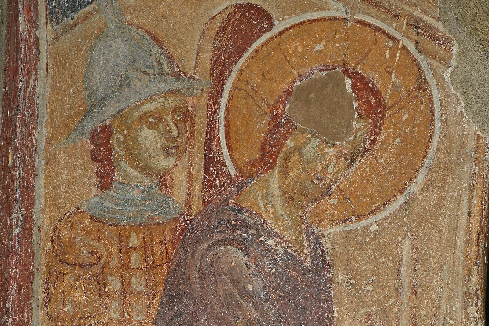 Christ before Annas and Caiaphas, detail