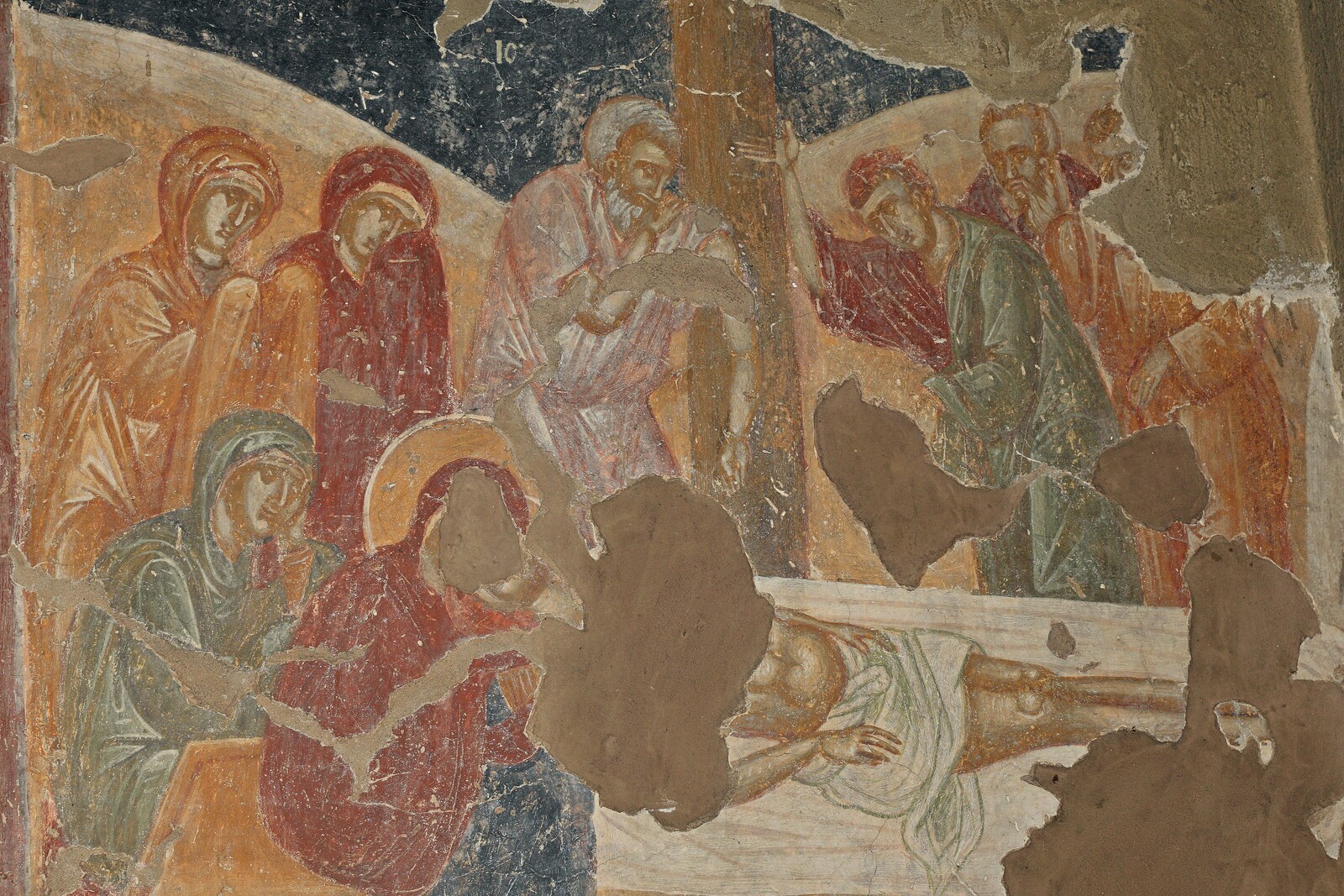 Lamentation of Christ, detail
