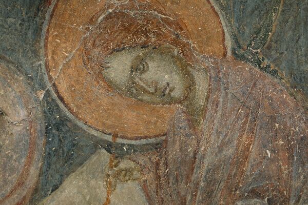 John the Evangelist with Prochorus, detail