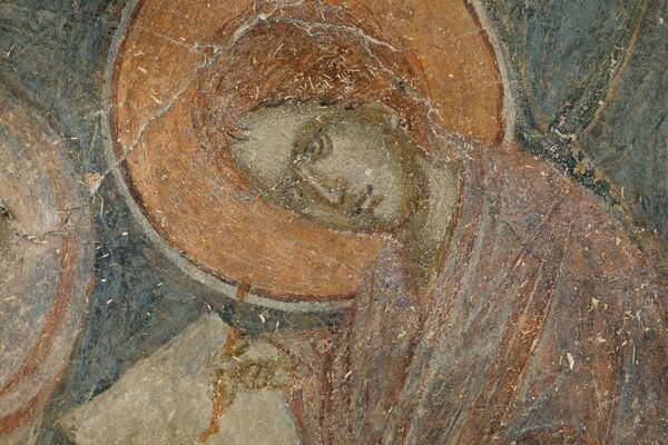 John the Evangelist with Prochorus, detail