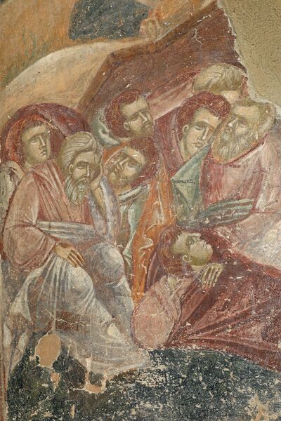 The Prayer in Gethsemane, detail