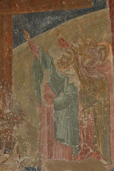 Jesus Mounting the Cross, detail