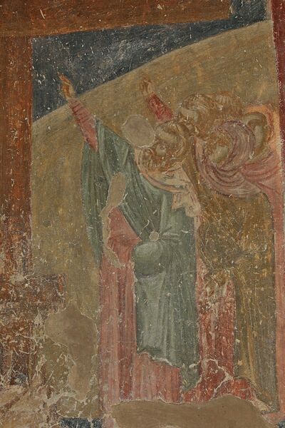 Jesus Mounting the Cross, detail