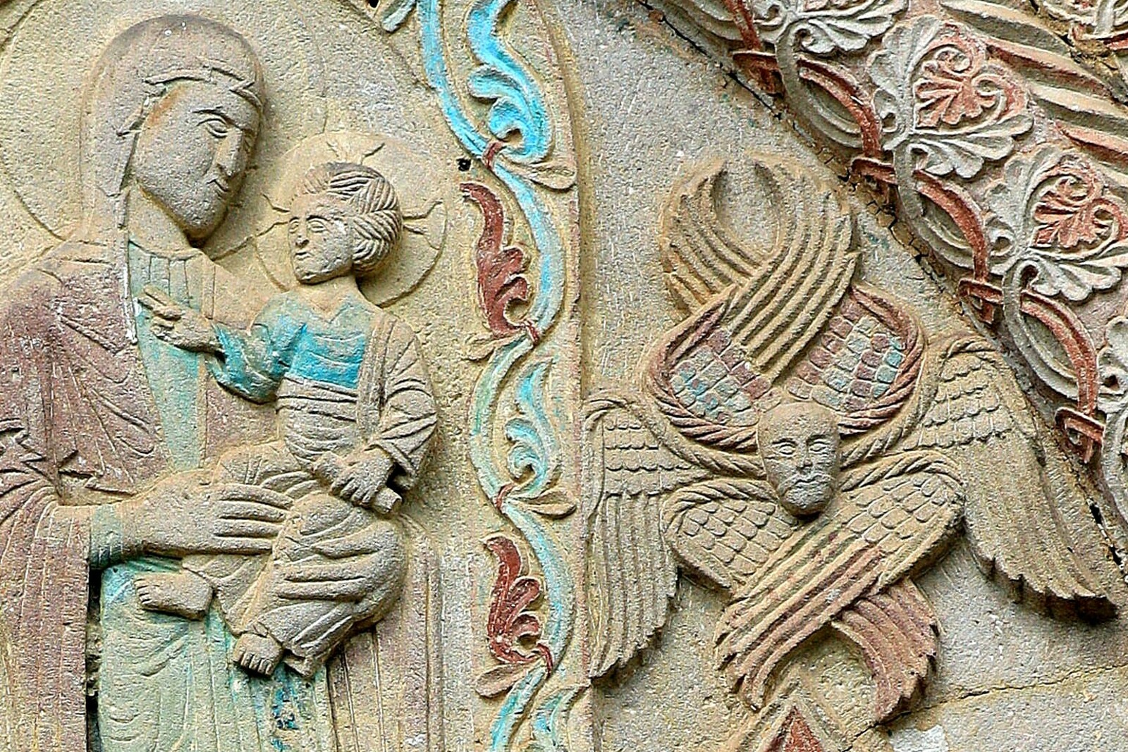 Bifora on the South Wall of the Narthex, detail