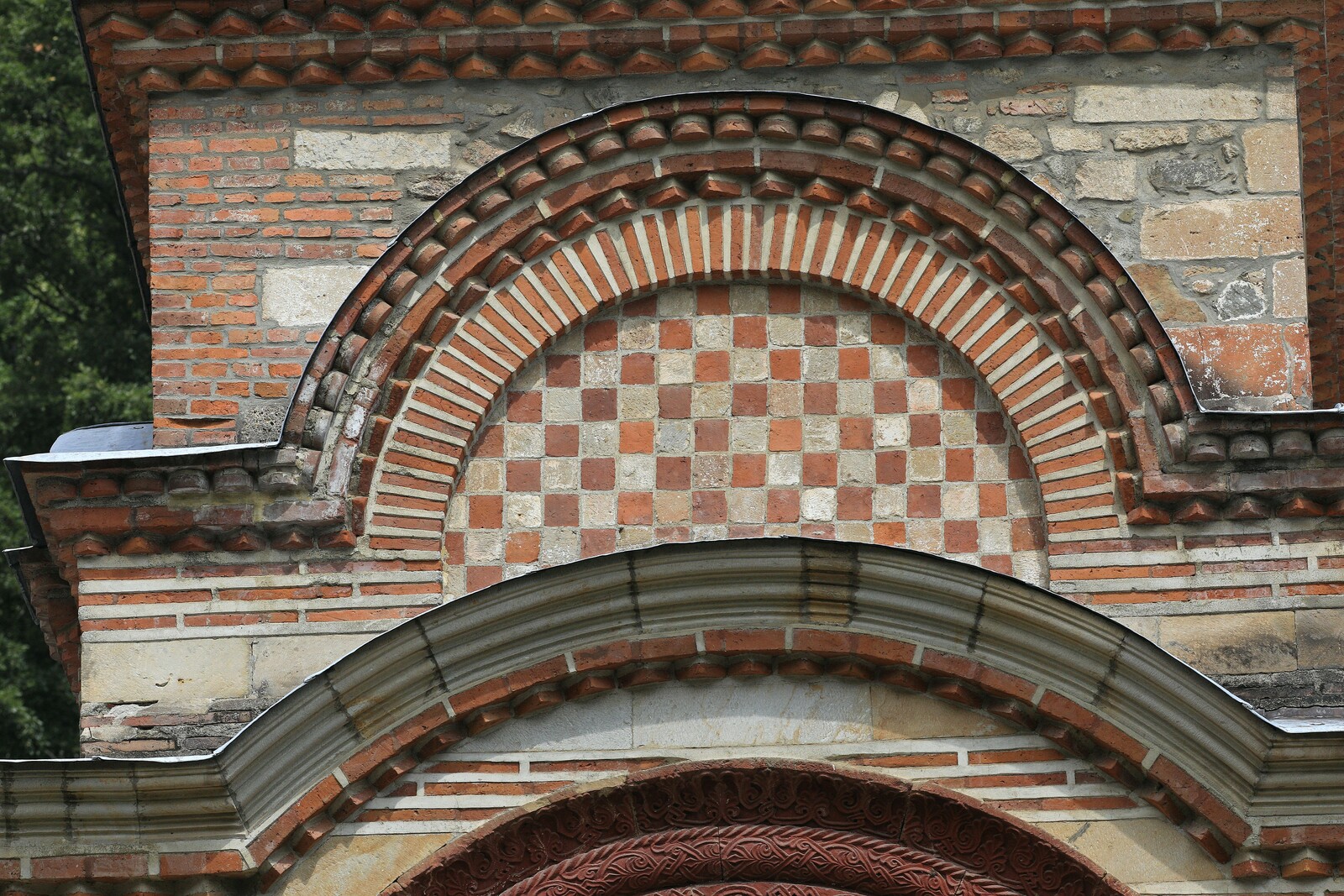 Tympanum underneath the Calotte of the Narthex