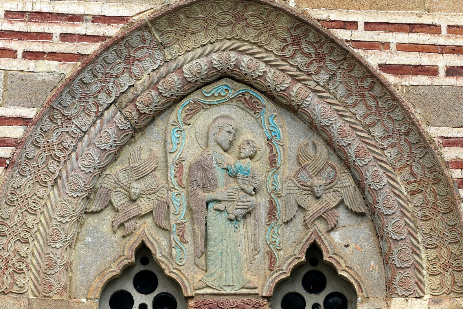 Bifora of the South Wall of the Narthex, detail