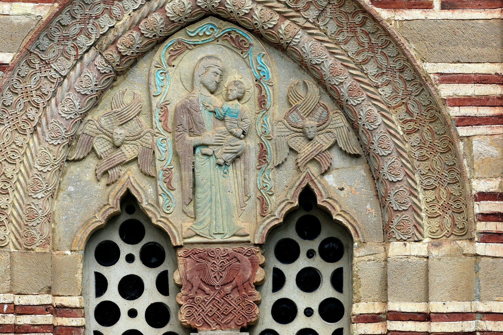 Bifora of the South Wall of the Narthex, detail