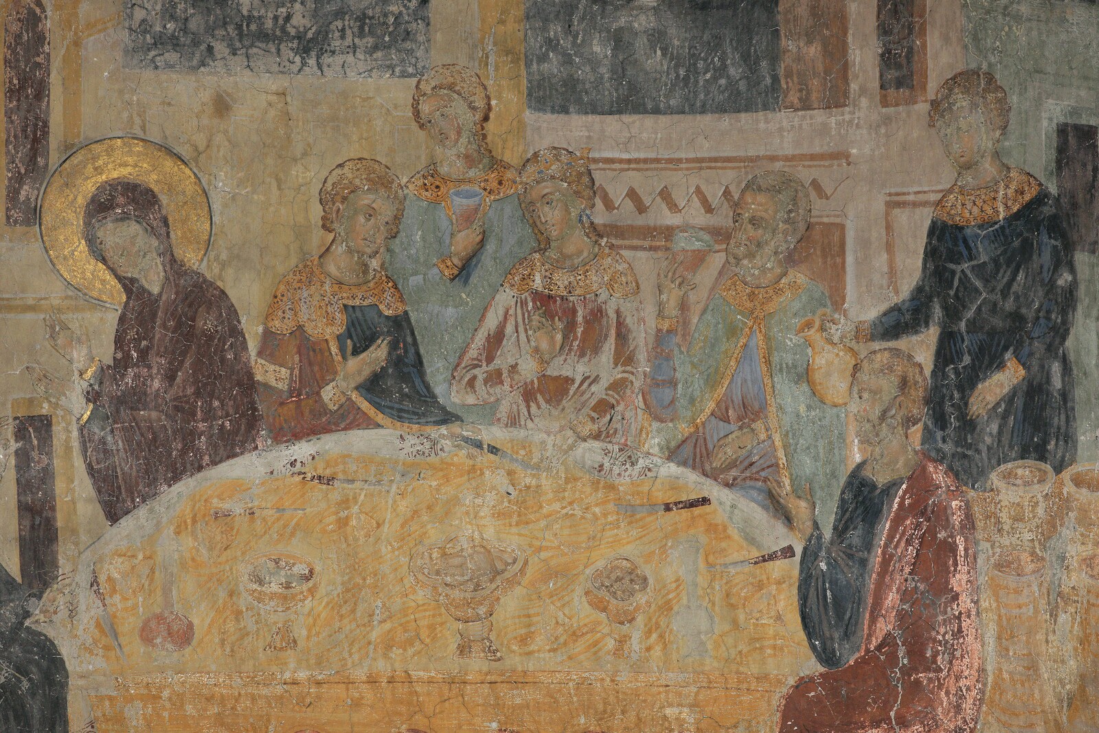 Marriage Feast in Cana, detail