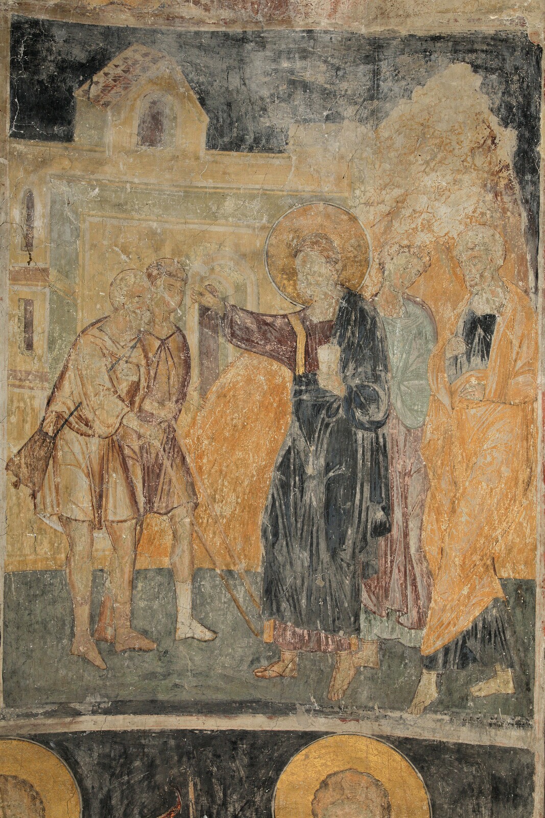 Christ Healing the Blind Mеn, detail