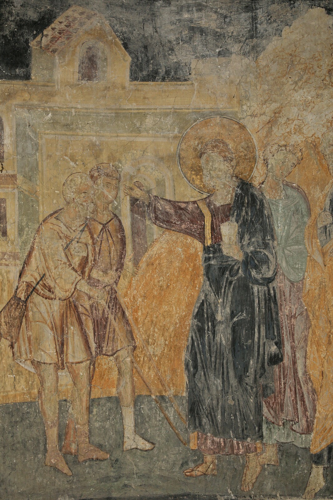 Christ Healing the Blind Mеn, detail