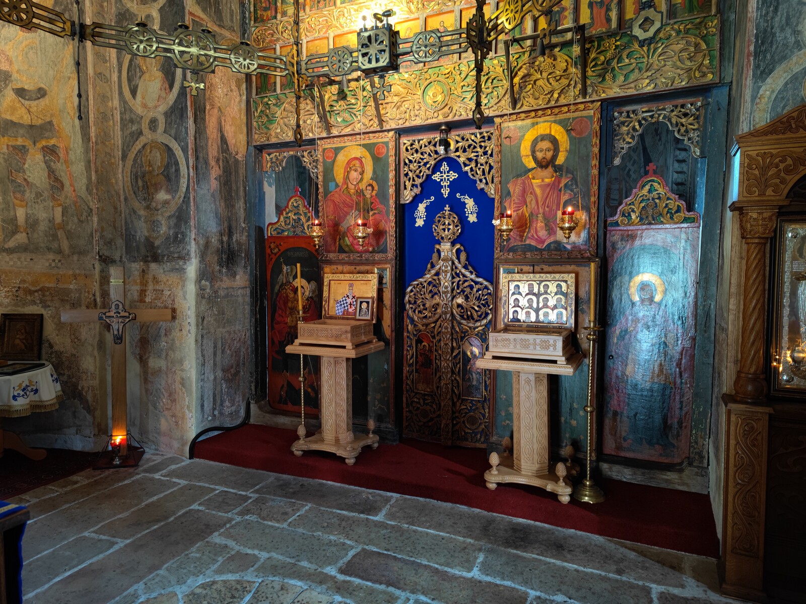 View of the Icon Screen and Relics of Saints