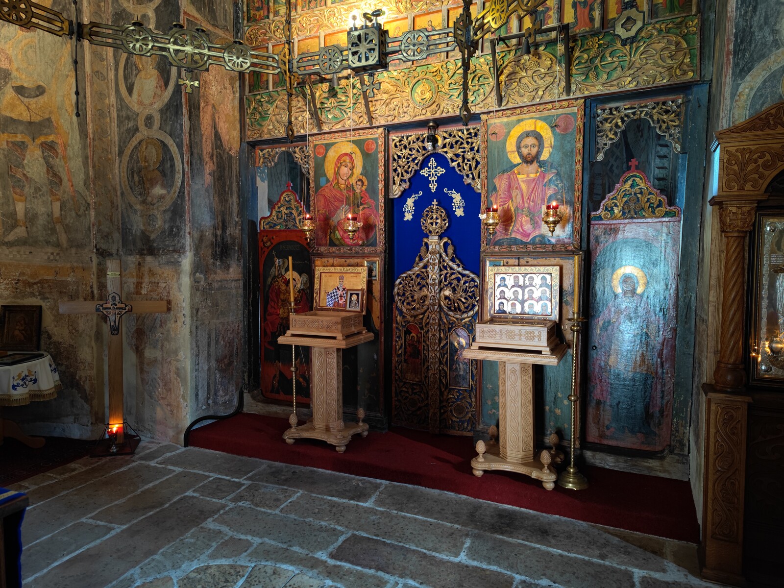 View of the Icon Screen and Relics of Saints