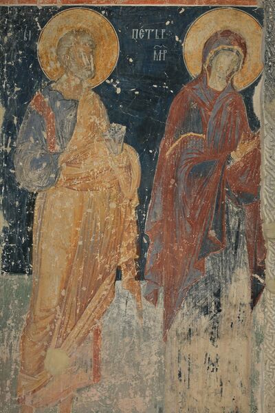 Св. апостол Петар и Богородица