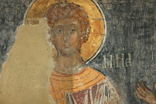 St Ananias, detail