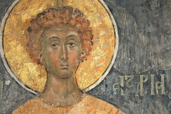 St Azaria, detail