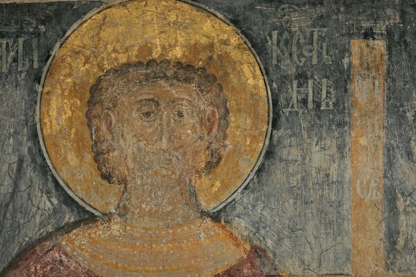 St Constantine, detail
