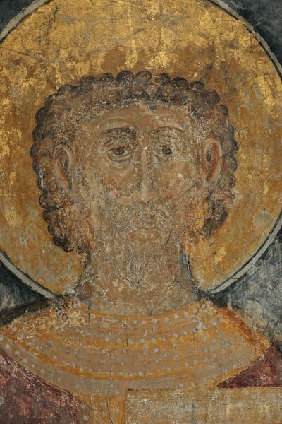 Св. цар Константин, детаљ