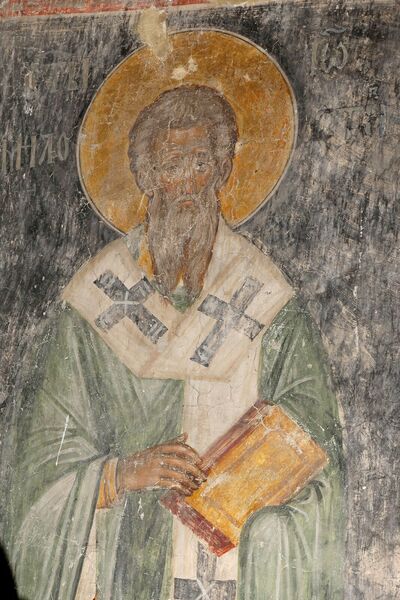 St. John the Almsgiver, detail