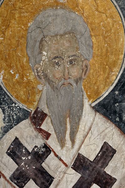 St Ignatius Theophorus, detail