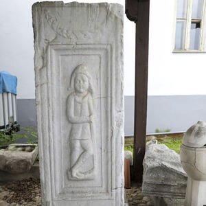 Roman tombstone with a figure of Attis