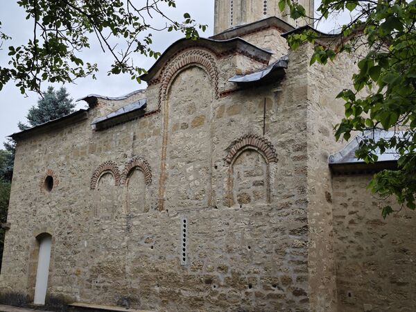 South facade of the church