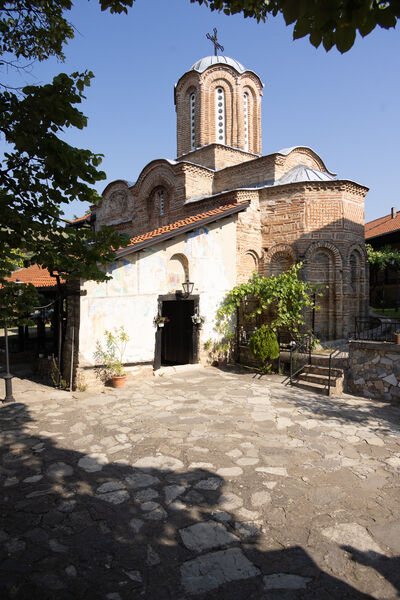East side of the church