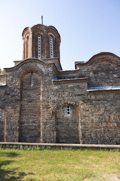 North side of the church, detail