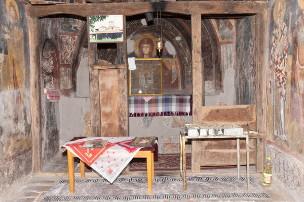 Painting of the altar area