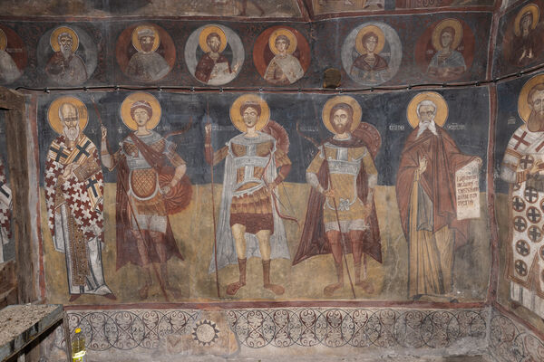 South wall of the nave