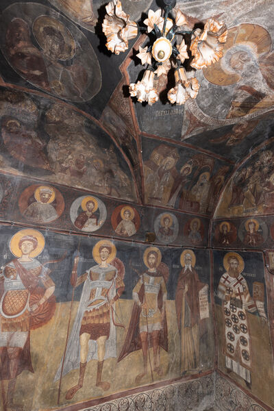 Painting of the south side of the nave