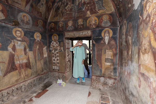 Painting of the western part of the nave