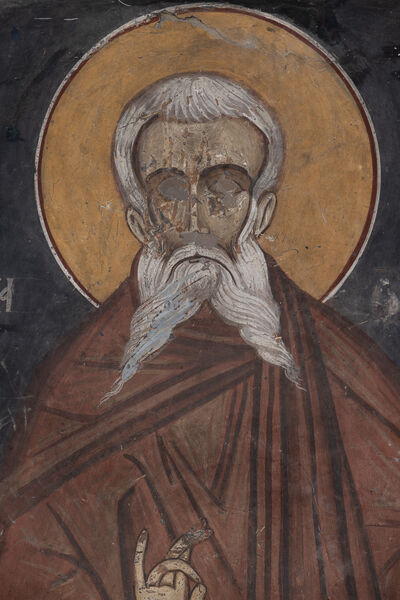 St. Sava the Consecrated, detail