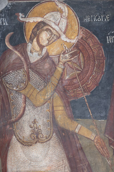 St. Mercury, detail