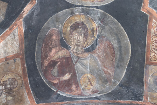 Archangel Gabriel in a medallion