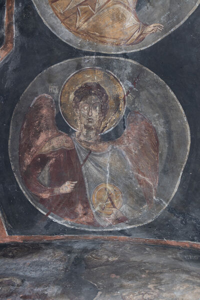 Archangel Gabriel in a medallion