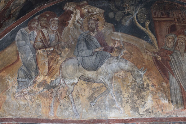 Entry into Jerusalem, detail