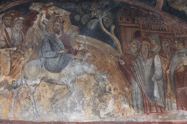 Entry into Jerusalem, detail