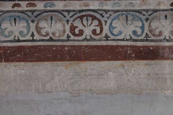 Founding inscription, detail