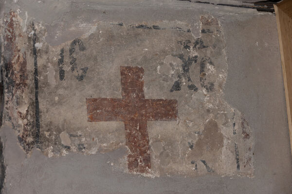Cross with cryptogram