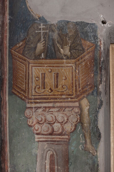 St. Simeon's spire, detail