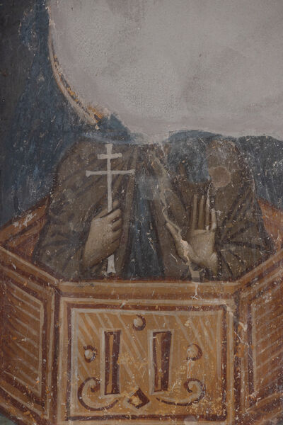 St. Simeon's spire, detail