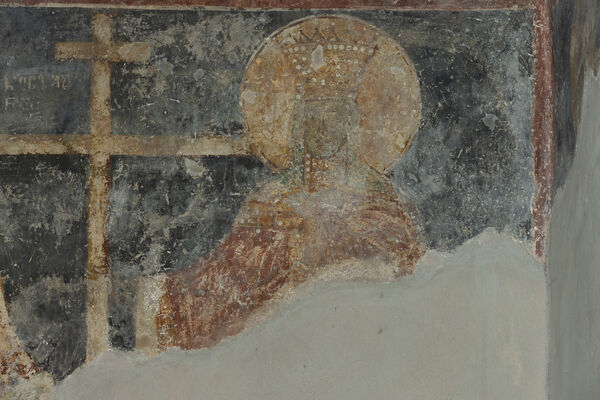 St. Emperor Constantine and Empress Helena, detail
