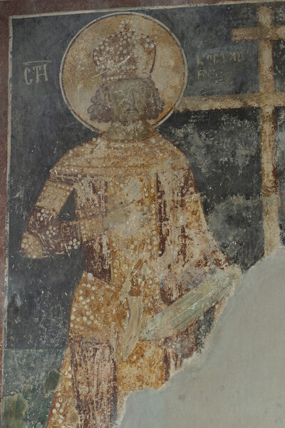 St. Emperor Constantine and Empress Helena, detail